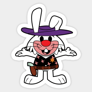 Ricochet Rabbit Sticker